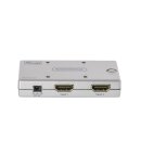 4-Port Ultra HD HDMI Schalter Silber