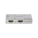 4-Port Ultra HD HDMI Schalter Silber