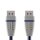 Displayport-Kabel Displayport male - Displayport male 2.00 m Blau