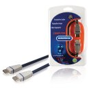 Displayport-Kabel Displayport male - Displayport male 5.00 m Blau