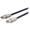 Displayport-Kabel Displayport male - Displayport male 5.00 m Blau