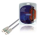 High Speed HDMI Kabel mit Ethernet HDMI Anschluss - HDMI Anschluss 5.00 m Blau