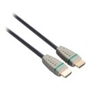 High Speed HDMI Kabel mit Ethernet HDMI Anschluss - HDMI Anschluss 5.00 m Blau