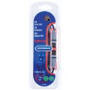 USB 2.0 Kabel USB A male - USB A male 2.00 m Blau