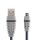 USB 2.0 Kabel USB A male - Micro-B male rund 1.00 m Blau