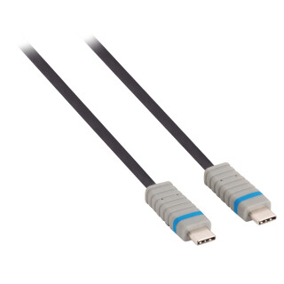 USB 3.1 Kabel USB-C male - USB-C male 1.00 m Blau GEN 1 (5 Gbps)