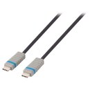 USB 3.1 Kabel USB-C male - USB-C male 1.00 m Blau GEN 1 (5 Gbps)