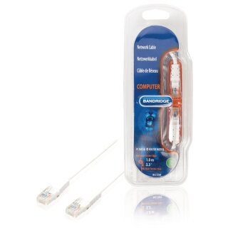 CAT5e UTP-Netzwerkkabel RJ45 (8P8C) male - RJ45 (8P8C) male 1.00 m Weiss