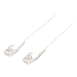 CAT5e UTP-Netzwerkkabel RJ45 (8P8C) male - RJ45 (8P8C) male 7.50 m Weiss