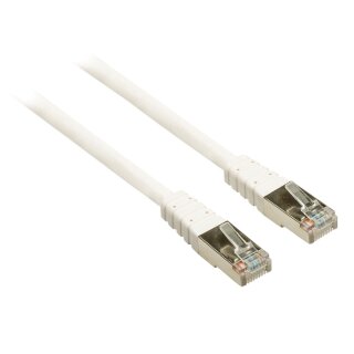 CAT6 F/UTP-Netzwerkkabel RJ45 (8P8C) male - RJ45 (8P8C) male 0.50 m Weiss