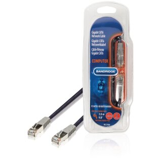 CAT6 F/UTP-Netzwerkkabel RJ45 (8P8C) male - RJ45 (8P8C) male 3.00 m Blau