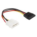 Interne Stromkabel Molex male - SATA 15-pol. female 0.20 m