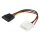 Interne Stromkabel Molex male - SATA 15-pol. female 0.20 m