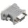 DVI-Adapter DVI-A 12 + 5-pol. Stecker - VGA female Grau