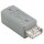 USB 2.0 Adapter USB A female - B female Grau