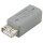 USB 2.0 Adapter USB A female - B female Grau