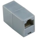 CAT5-Netzwerkadapter RJ45 (8P8C) female - RJ45 (8P8C) female Grau