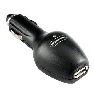 Auto-Ladegerät 1-Ausgang 1.0 A USB Schwarz