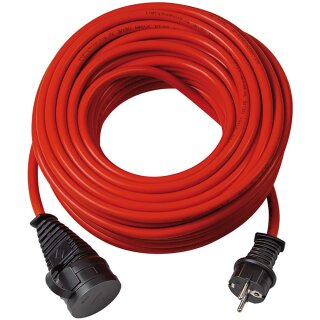 Netzverlängerungskabel 25 m 3 x 1.5 mm² IP44 Rot