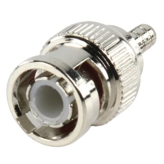 CCTV-Video Balun BNC 2.55 mm Male Silber