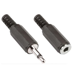 Audio-Stecker-Kit 3.5 mm Schwarz