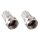 F-Stecker Wetterfest RG59 Male Silber