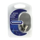 F-Stecker Wetterfest RG6 Male Silber