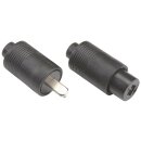 Video Stecker-Kit DIN Schwarz