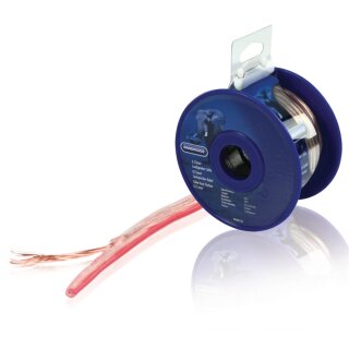 Lautsprecherkabel auf Rolle 2x 0.75 mm² 20.0 m Transparent