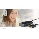 Drahtloser Audiosender | Bluetooth® | Bis zu 2 Kopfhörer | Schwarz