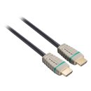 High Speed HDMI Kabel mit Ethernet HDMI Anschluss - HDMI Anschluss 0.50 m Blau