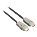 High Speed HDMI Kabel mit Ethernet HDMI Anschluss - HDMI Anschluss 2.00 m Blau