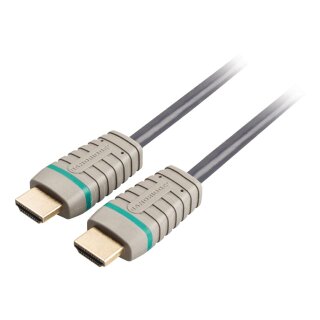High Speed HDMI Kabel mit Ethernet HDMI Anschluss - HDMI Anschluss 15.0 m Blau