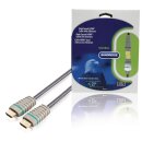 High Speed HDMI Kabel mit Ethernet HDMI Anschluss - HDMI Anschluss 15.0 m Blau