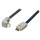 High Speed HDMI Kabel mit Ethernet HDMI Anschluss - HDMI Anschluss abgewinkelt 90° 1.00 m Blau