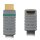 High Speed HDMI Kabel mit Ethernet HDMI Anschluss - HDMI Anschluss abgewinkelt 90° 1.00 m Blau