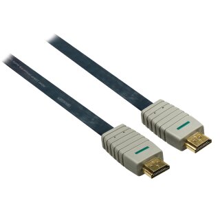 High Speed HDMI Kabel mit Ethernet HDMI Anschluss - HDMI Anschluss 0.50 m Blau