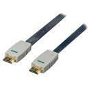 High Speed HDMI Kabel mit Ethernet HDMI Anschluss - HDMI Anschluss 0.50 m Blau