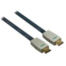 High Speed HDMI Kabel mit Ethernet HDMI Anschluss - HDMI Anschluss 0.50 m Blau