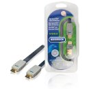 High Speed HDMI Kabel mit Ethernet HDMI Anschluss - HDMI Anschluss 1.00 m Blau
