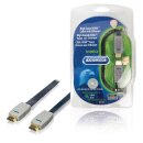 High Speed HDMI Kabel mit Ethernet HDMI Anschluss - HDMI Anschluss 5.00 m Blau