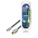 High Speed HDMI Kabel mit Ethernet HDMI Anschluss - HDMI Mini Stecker 2.00 m Blau
