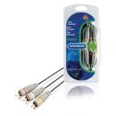 Composite-Videokabel 3x RCA male - 3x RCA male 2.00 m Blau