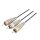 Composite-Videokabel 3x RCA male - 3x RCA male 2.00 m Blau