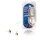 Koaxkabel 120 dB abgewinkelt Koax-Stecker - Koax-Kupplung 1.00 m Weiss