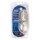 Koaxkabel 120 dB abgewinkelt Koax-Stecker - Koax-Kupplung 1.00 m Weiss