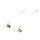 Koaxkabel 120 dB abgewinkelt Koax-Stecker - Koax-Kupplung 2.00 m Weiss