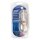 Koaxkabel 120 dB abgewinkelt Koax-Stecker - Koax-Kupplung 2.00 m Weiss