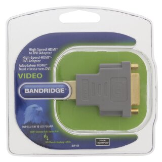 High-Speed-HDMI Adapter HDMI Anschluss - DVI-D 24+1p Buchse Grau