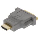 High-Speed-HDMI Adapter HDMI Anschluss - DVI-D 24+1p Buchse Grau